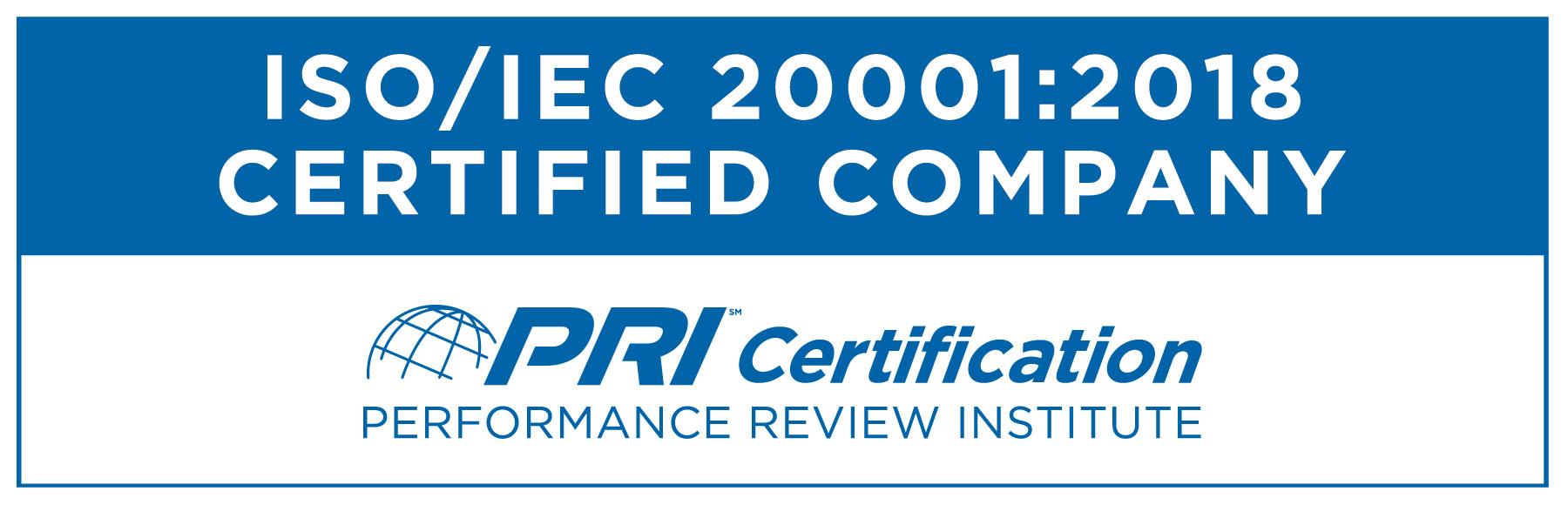 ISO/IEC 20000-1:2018 ISO/IEC 20000-1:2018 Certification Logo