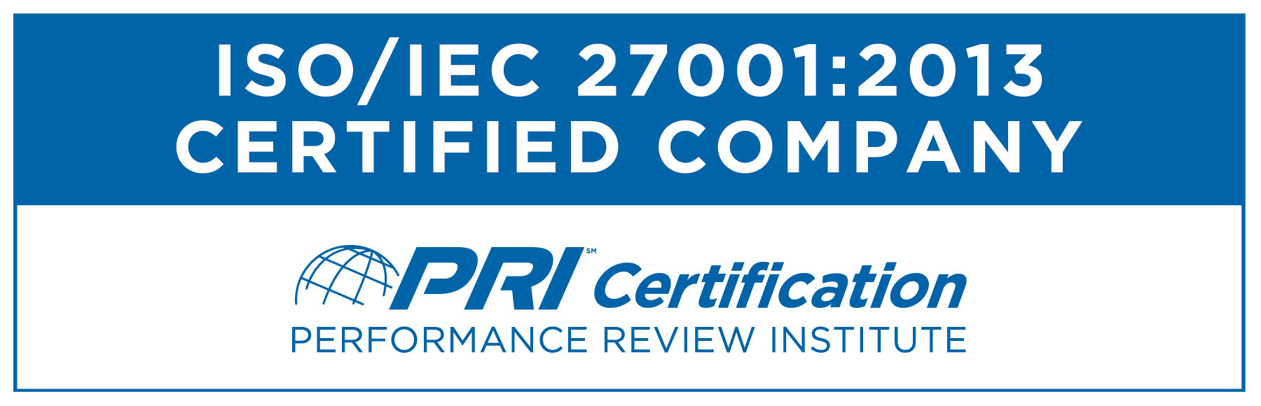 ISO/IEC 27001:2013 ISO/IEC 27001:2013 Certification Logo